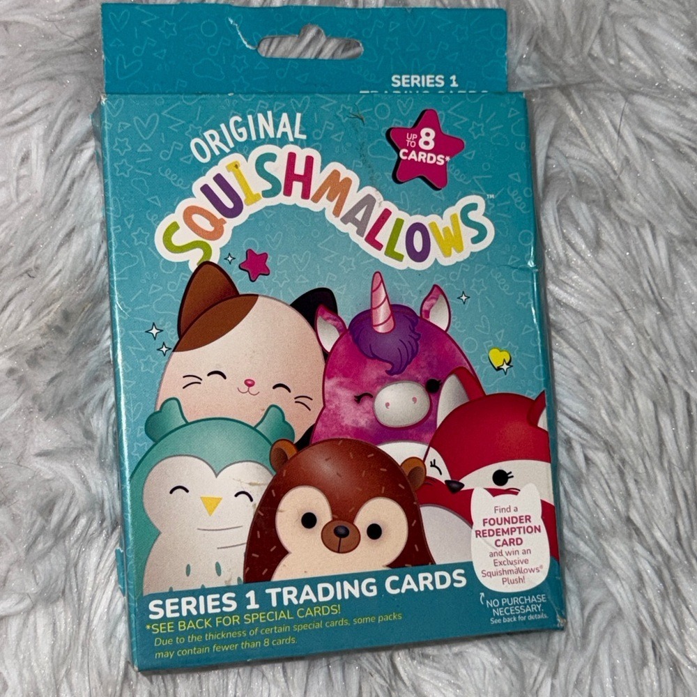 Squishmallows Series 1 Trading Cards Pack Kellytoy Jazwares New Sealed 8 Cards